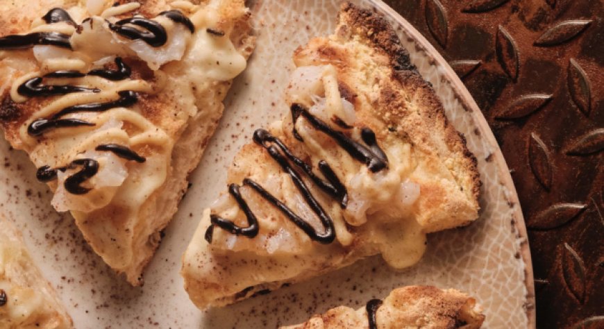 Jacopo Chieppa lancia la pizza al Tiramisù di mare