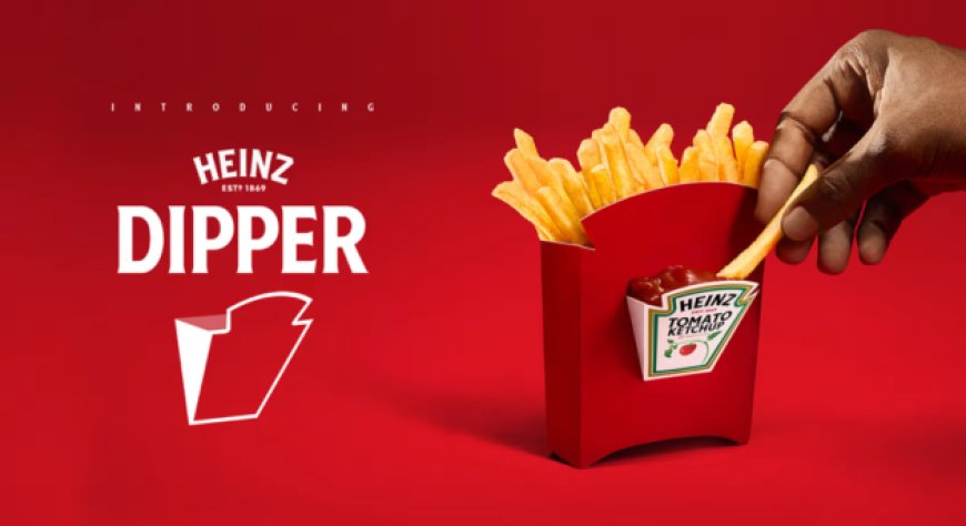 Heinz lancia il contenitore Dipper con scomparto per ketchup integrato