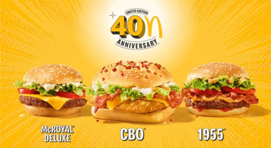 I panini cult di McDonald's tornano nei ristoranti per celebrare 40 anni di storia in Italia