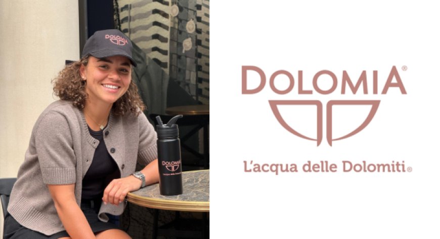 Jasmine Paolini è la nuova ambassador di Acqua Dolomia