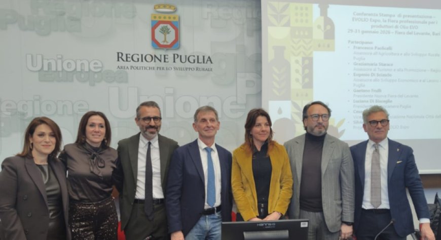 EVOLIO Expo 2026: a Bari la fiera B2B dell'olio extravergine