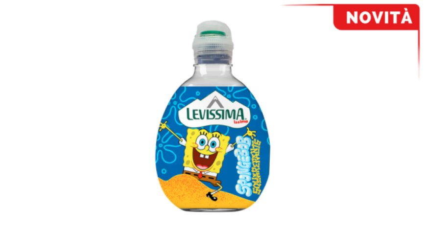 SpongeBob sulle bottigliette Levissima Issima: arriva la nuova Limited Edition