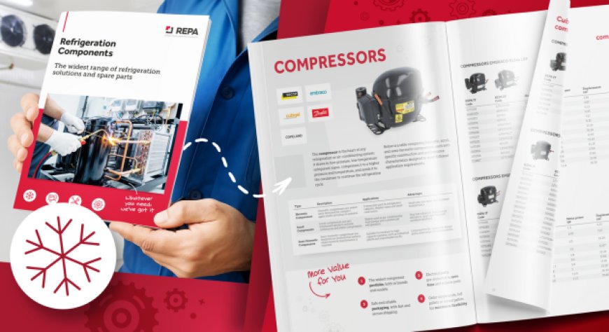 REPA presenta il catalogo componenti per la refrigerazione