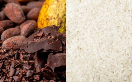 Aretè: Cacao ai minimi degli ultimi due anni e mezzo, riso nazionale sotto pressione delle importazioni extra-UE