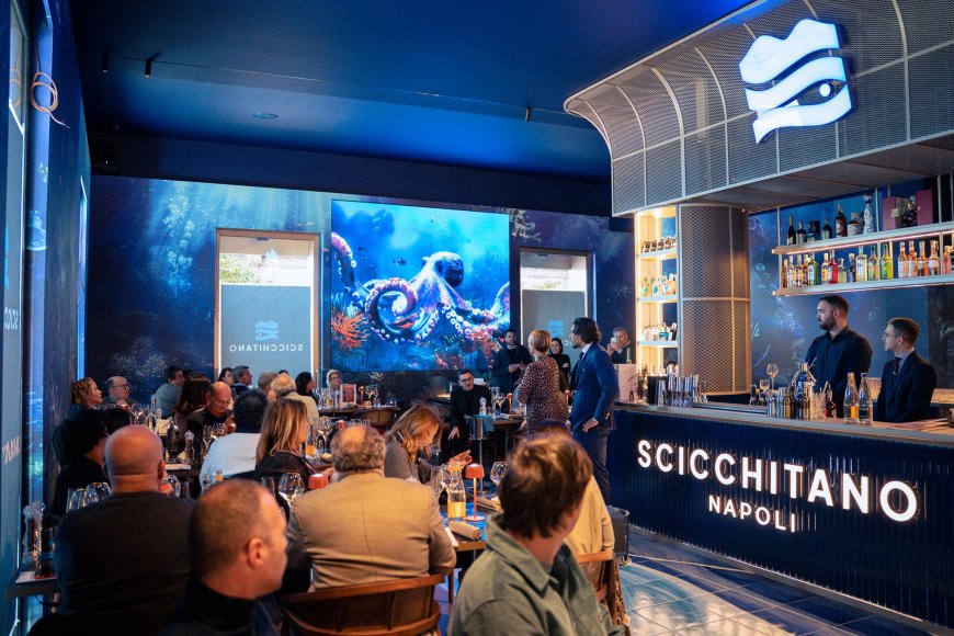 Giuseppe Scicchitano inaugura il secondo ristorante sul Lungomare di Napoli