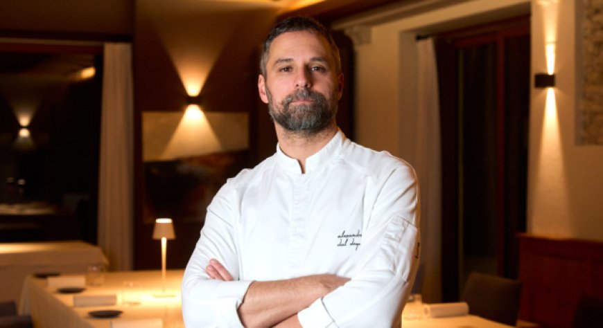 Chef Alessandro Dal Degan firma un menu di sei portate stellate con caffè Nespresso Professional