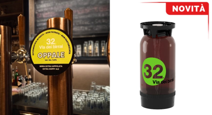 32 Via dei Birrai amplia l'offerta con la versione alla spina per il canale Horeca