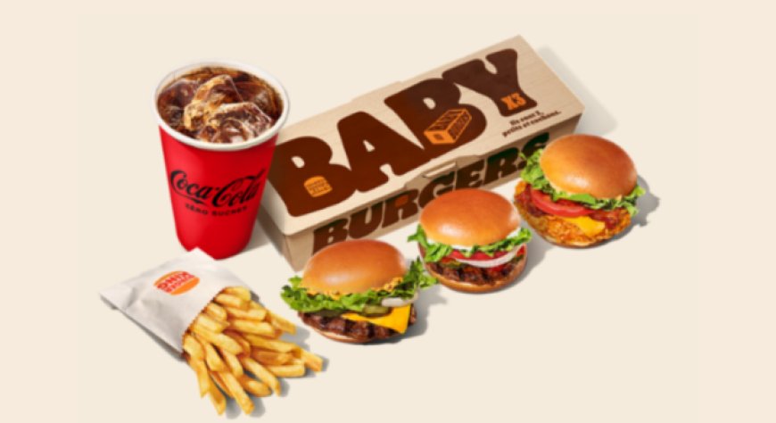 Burger King lancia i Baby Burger: tre iconici panini in formato mini