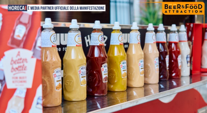 Heinz a Beer&Food Attraction 2026: Chef's Bottle e nuove salse per il fuori casa