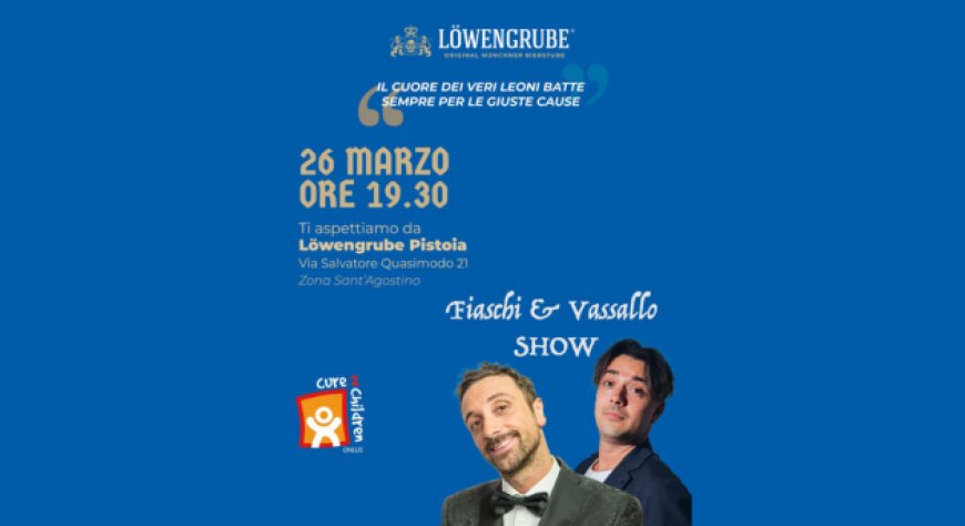 Löwengrube Pistoia, evento solidale per Cure2Children