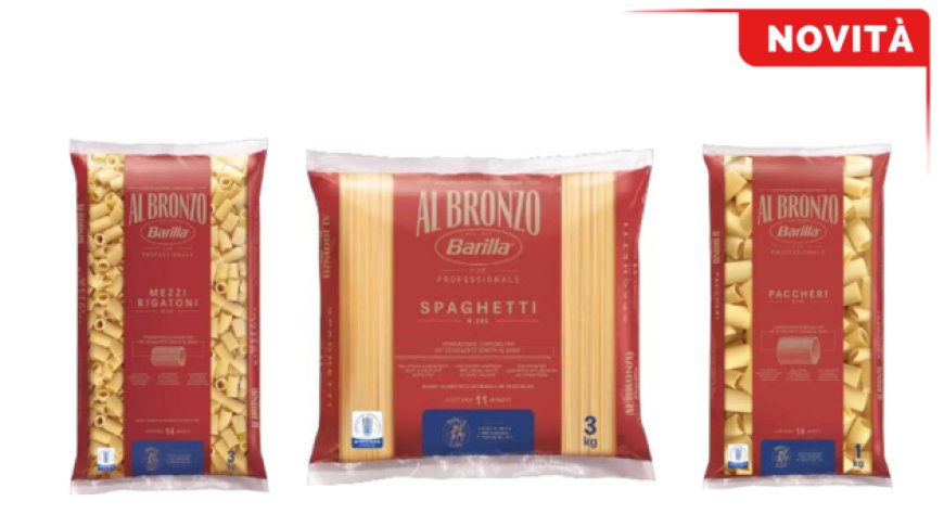 Barilla lancia Al Bronzo for Professionals: la pasta trafilata al bronzo entra nelle cucine degli chef