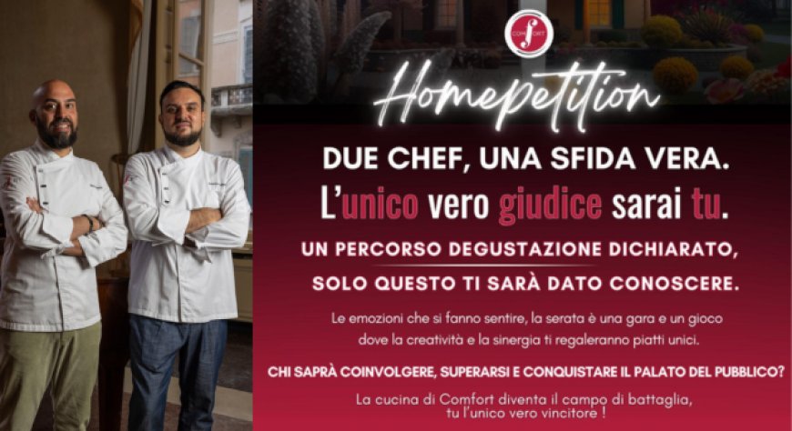 Homepetition 2026: riparte il format di sfida tra chef