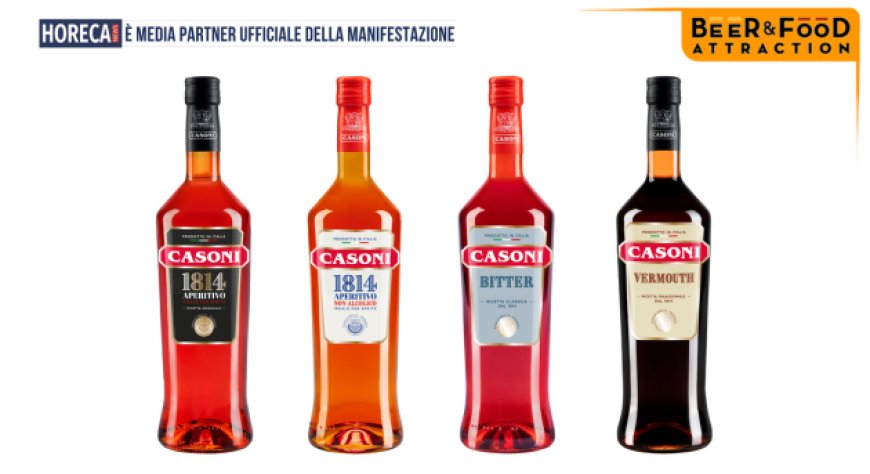 Casoni Liquori presenta a Beer&Food Attraction 2026 il restyling della linea 1814