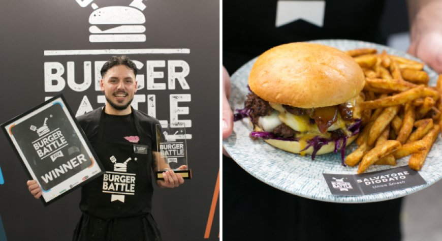 Burger Battle Italia 2026: Salvatore Diodato vince la finale con il ''Bad bacon jam''