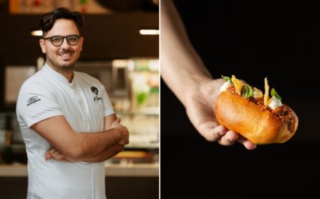 Maritozzo salato con brasciola pugliese: la nuova creazione di Michele Lococciolo