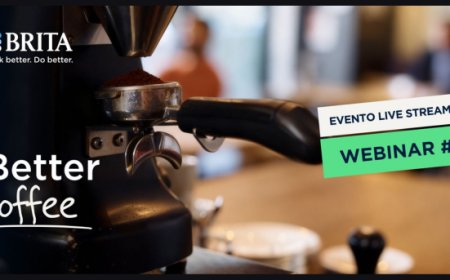 Dal trattamento dell'acqua alla qualità in tazza: al via i webinar BRITA per i professionisti Horeca