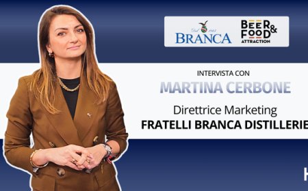 HorecaTv a Beer&Food Attraction 2026. Intervista con Martina Cerbone di F.lli Branca Distillerie