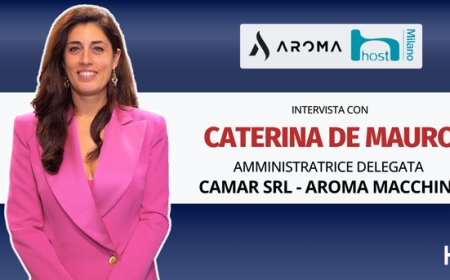 HorecaTv a Host 2025. Intervista con  Caterina De Mauro, Amministratrice Delegata di Aroma - Macchine da Caffè