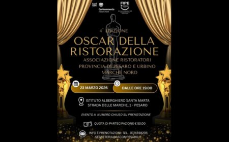 Oscar della Ristorazione a Pesaro: la quarta edizione celebra l'eccellenza gastronomica del territorio