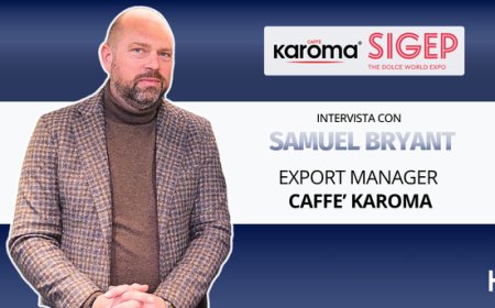 HorecaTv a Sigep 2026. Intervista con Samuel Bryant di Caffè Karoma