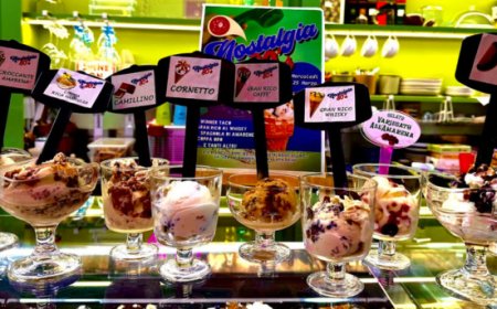 Gelateria La Fenice di Caserta: i gelati degli anni '80 tornano in vetrina per la primavera