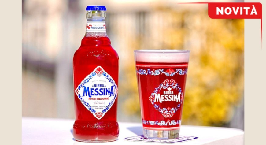 Birra Messina Note di Melograno: la nuova lager con succo di melograno pensata per l'aperitivo contemporaneo