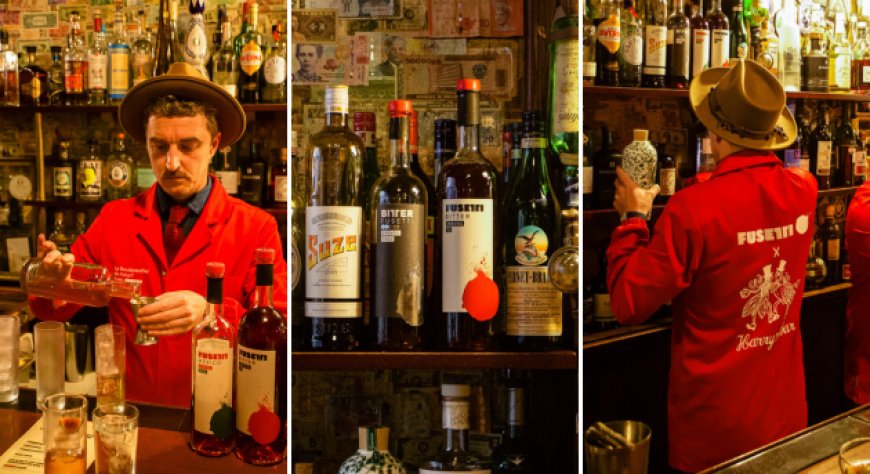 Fusetti Bitter nella drink list di Harry's Bar l'Originale a Parigi