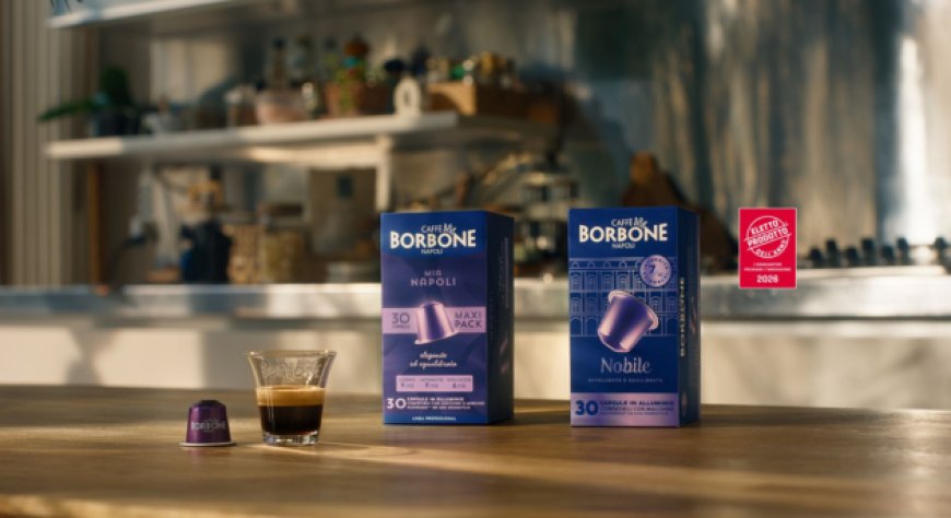 Caffè Borbone vince il Premio Prodotto dell'Anno 2026: le capsule in alluminio conquistano i consumatori italiani