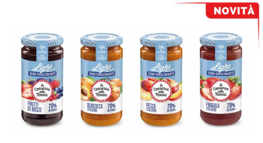 Le Conserve della Nonna dimezza lo zucchero: più frutta meno edulcoranti