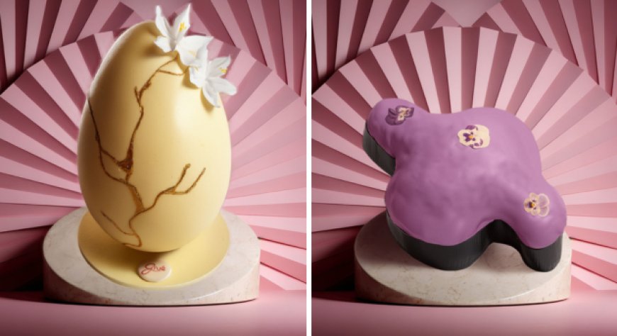 ''Rinascita'' è l’uovo di Pasqua Grué con cioccolato allo yuzu ispirato al Kintsugi