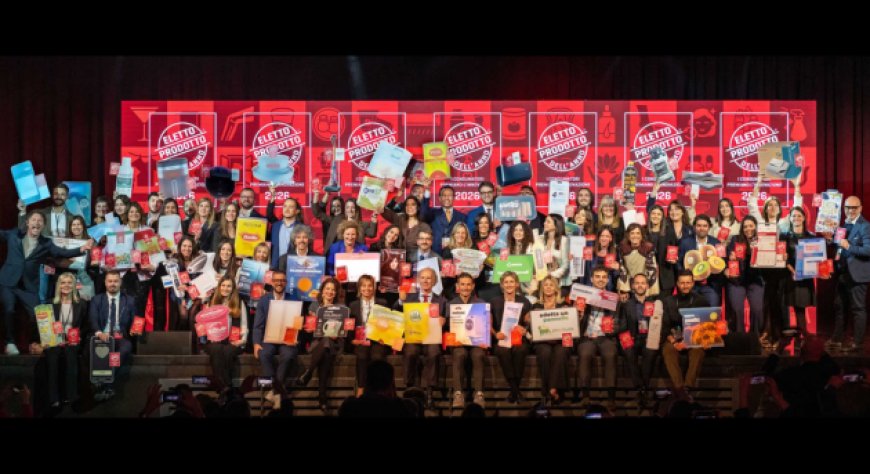 Eletto Prodotto dell'Anno 2026: quattro prodotti premiati dai consumatori