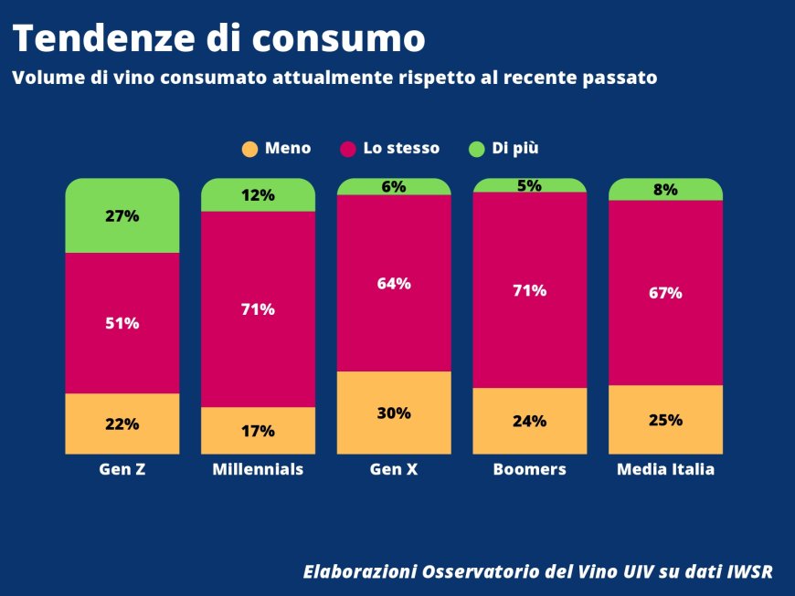 La platea dei consumatori di vino in Italia non è in crisi