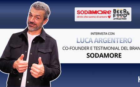 HorecaTv a Beer&Food Attraction 2026. Intervista con Luca Argentero allo stand Sodamore