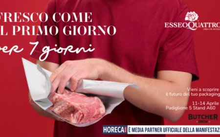 Esseoquattro a Butcher Show 2026: il packaging per la filiera carne