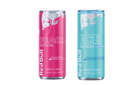 Peach Edition e Ice Edition Sugarfree entrano stabilmente nella gamma Red Bull Edition