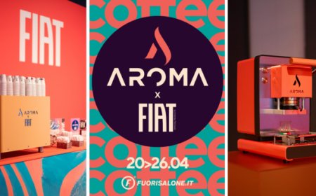 Design e caffè si incontrano: Aroma Macchine lancia la FIAT Edition alla Milano Design Week 2026