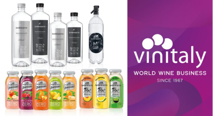 San Benedetto a Vinitaly con una gamma completa per l'Horeca
