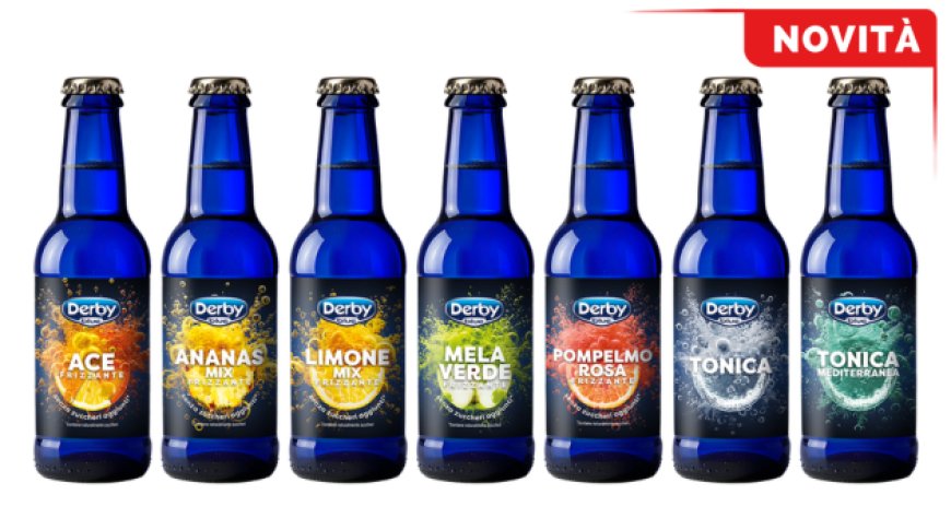 Debutta nei bar l'innovativa gamma Frutta Frizzante Derby Blue