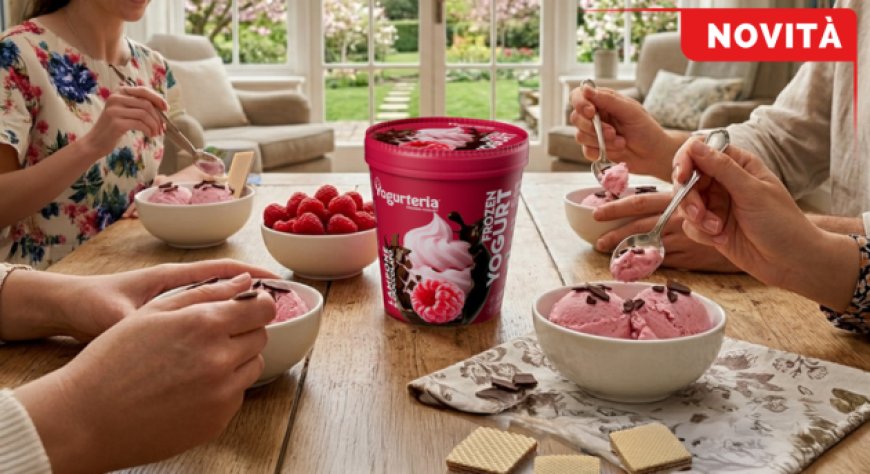 Yogurteria amplia la linea Frozen Yogurt: arriva il barattolo Lampone e Cioccolato