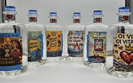 Spacca Gin in edizione limitata: le sei etichette d'artista di Nina Col per il Liquorificio Morelli