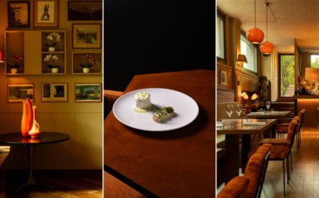 Roberto Conti socio e chef di Casa Camperio con la famiglia Lascatti