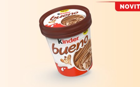 Ferrero amplia la gamma gelati con il debutto di Kinder Bueno in vaschetta