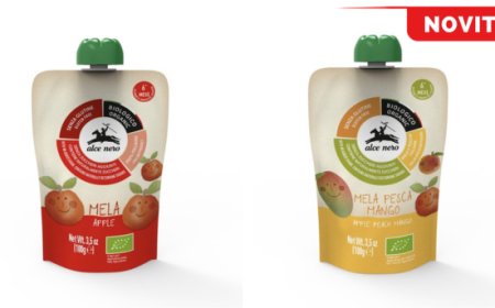 Alce Nero amplia la linea baby food biologica con due nuove puree di frutta