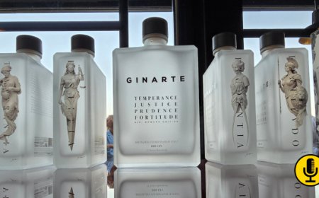 Ginarte incontra il tatuaggio: le quattro virtù cardinali diventano gin