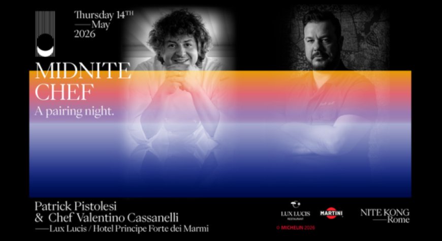 MidNite Chef al Nite Kong: il 14 maggio con Valentino Cassanelli