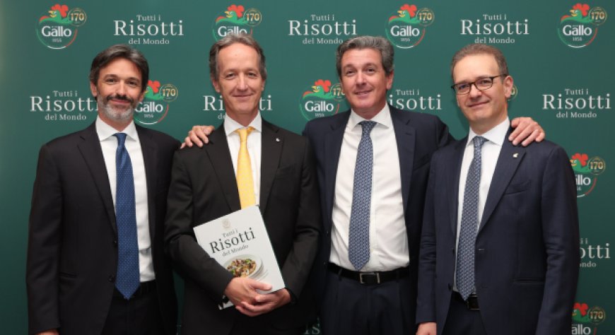 Riso Gallo celebra 170 anni con la nuova Guida Gallo: ''Tutti i Risotti del Mondo''