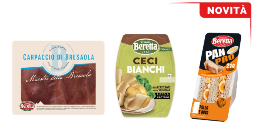 Fratelli Beretta amplia l’offerta con nuove referenze tra bresaola, ready-to-eat e proposte vegetali