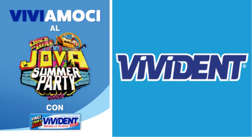 Vivident e Jova Summer Party 2026: al via la collaborazione per il tour estivo