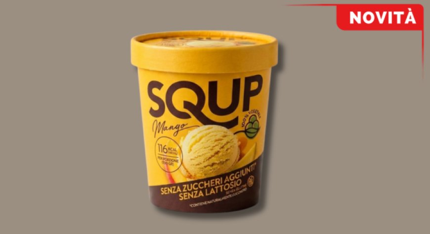 SQUP amplia la gamma dei gelati vegetali con il nuovo gusto mango