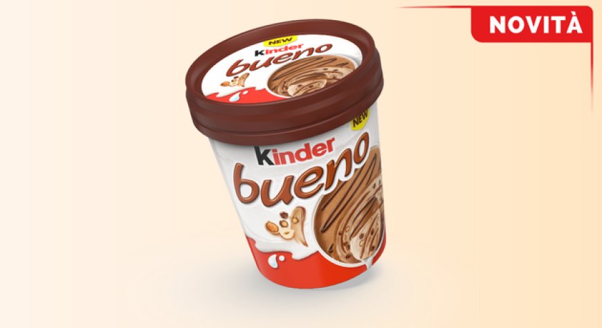 Ferrero amplia la gamma gelati con il debutto di Kinder Bueno in vaschetta